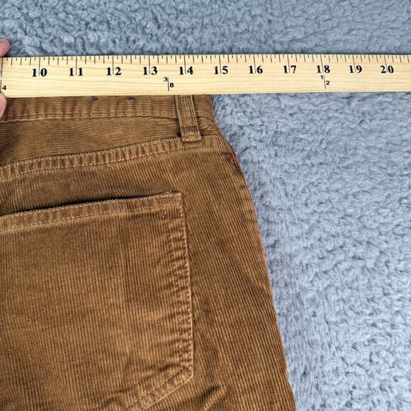 J Crew Corduroy Pants Mens 28x32 Brown Fair Trade Preppy Chino Slim Fit - Picture 8 of 11